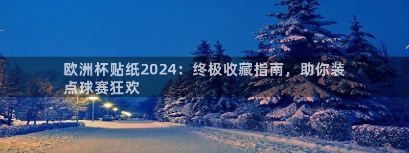 欧洲杯决赛彩票网上购买|欧洲杯贴纸2024：终极收藏指南，助你装
点球赛狂欢